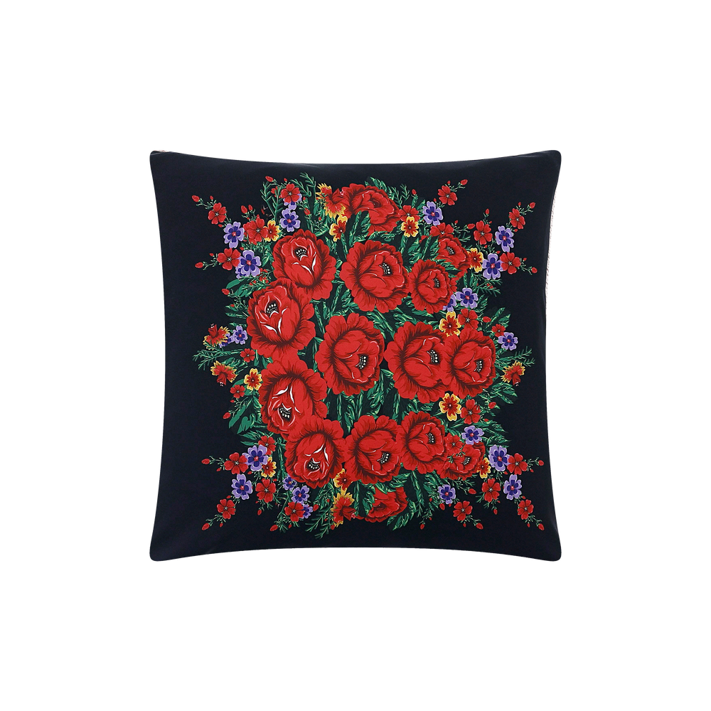 CH27/ Floral Embroidered Cushion