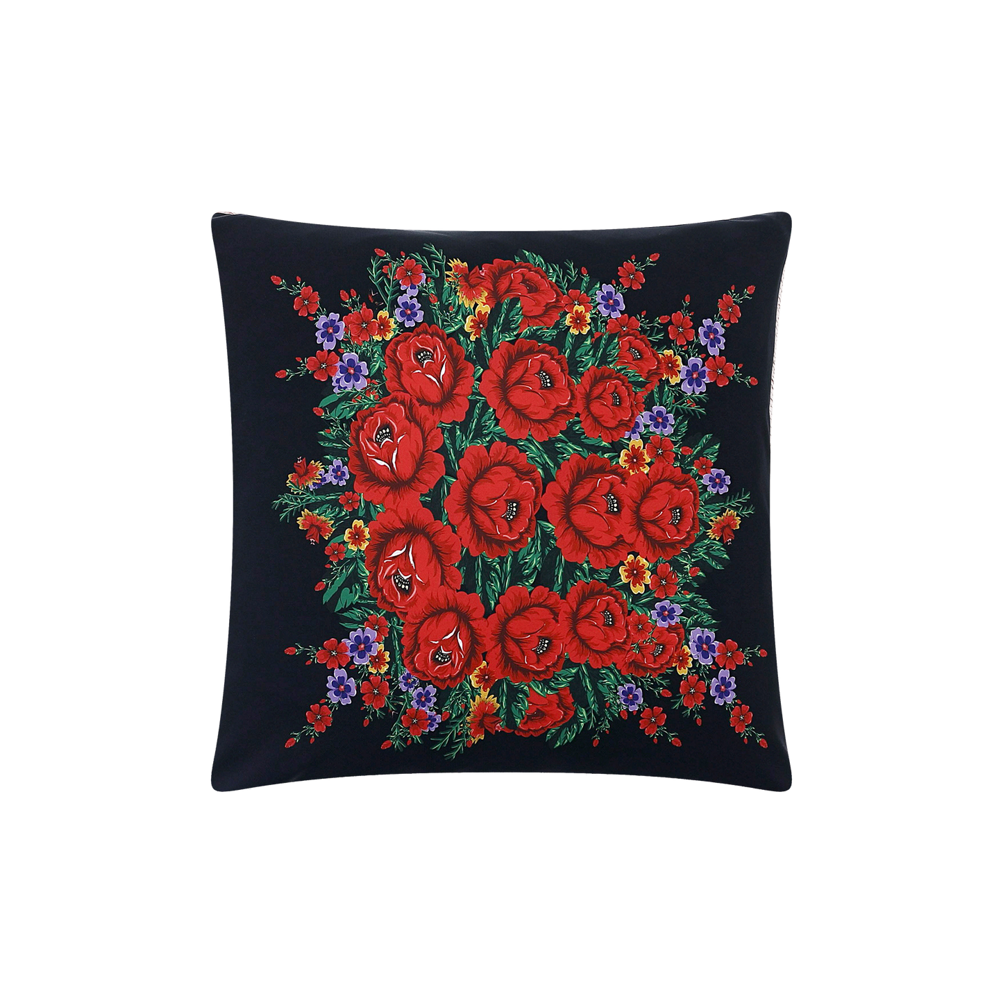 CH27/ Floral Embroidered Cushion