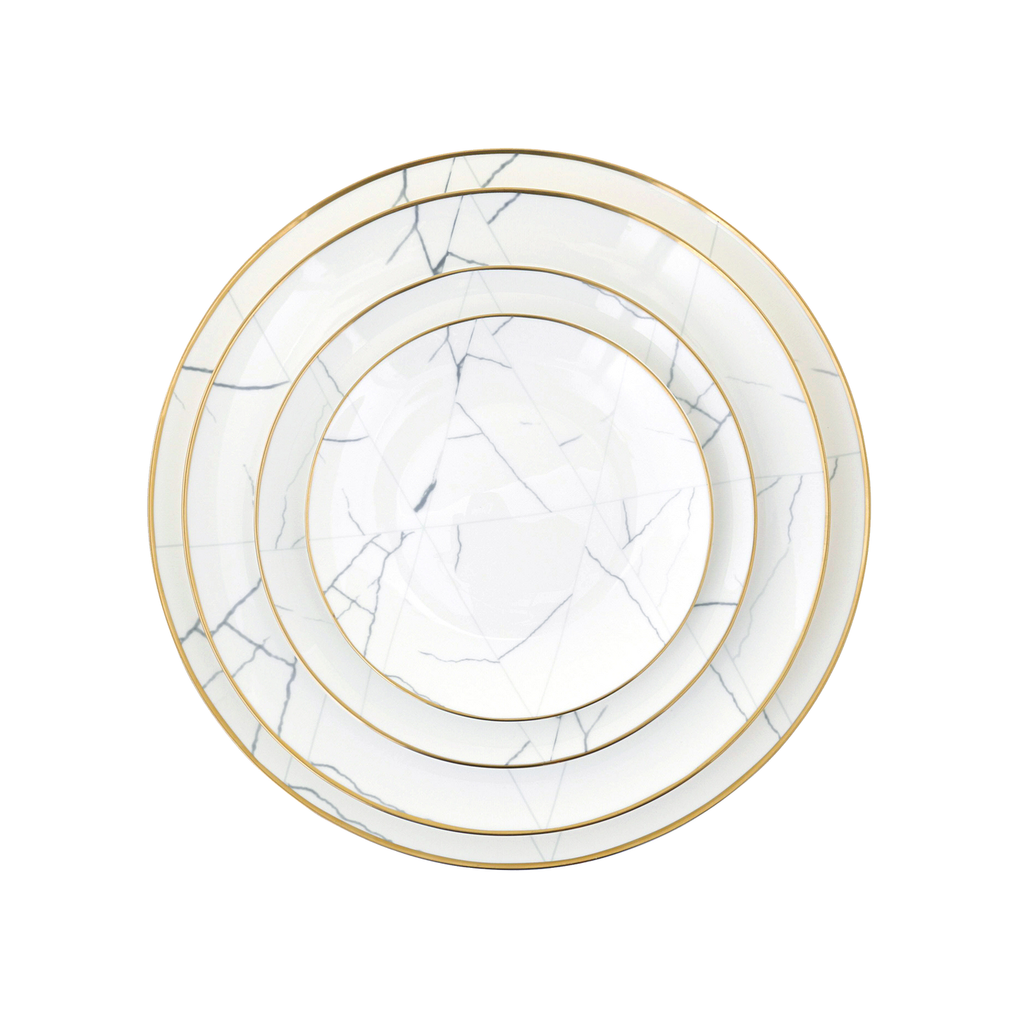 Marble Plate Set
