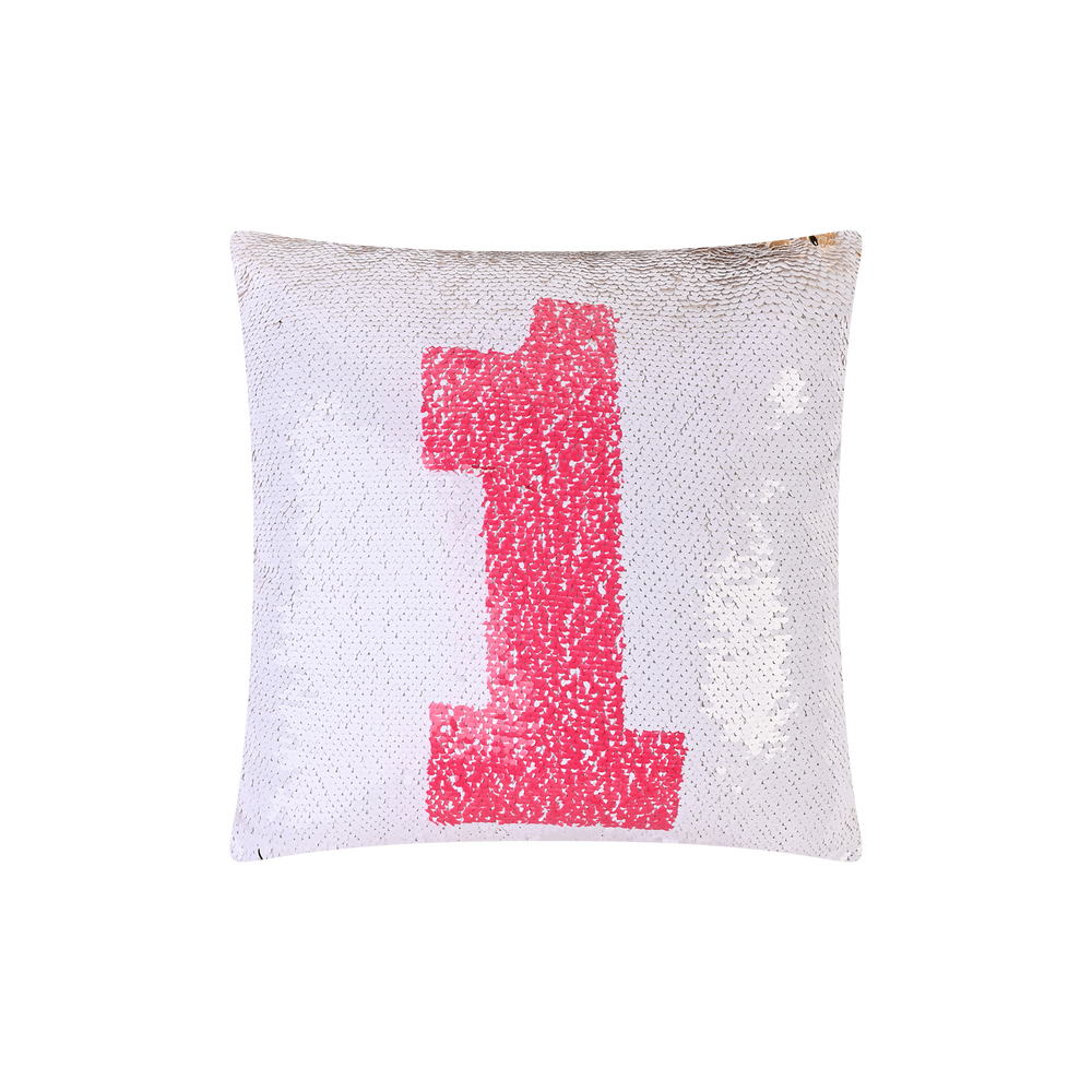 CH01/ "1" Sequin Cushion