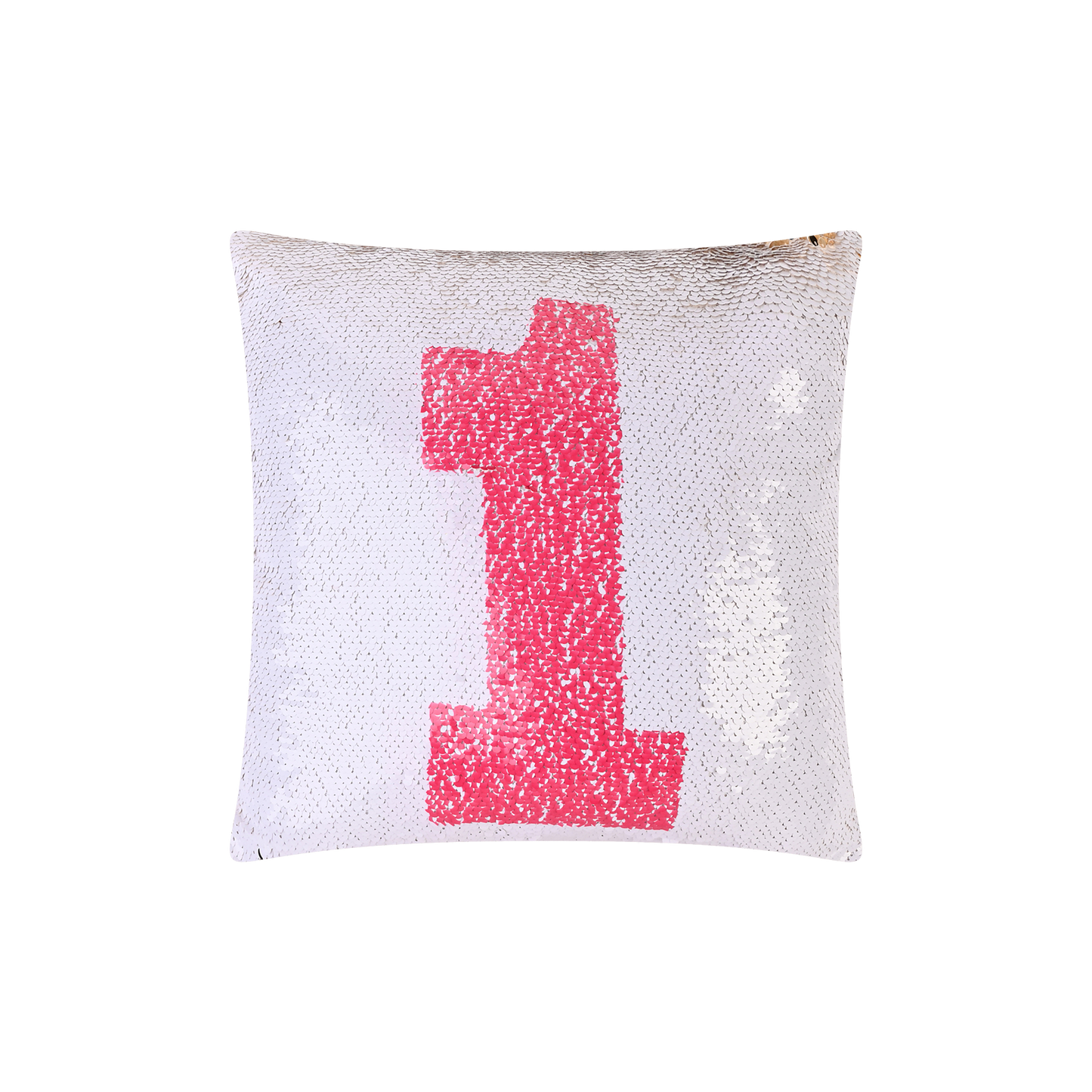 CH01/ "1" Sequin Cushion