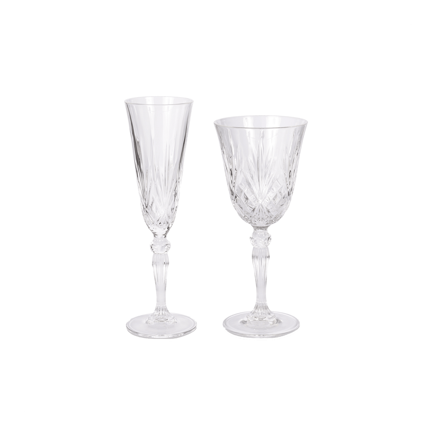 Cut Glassware Set