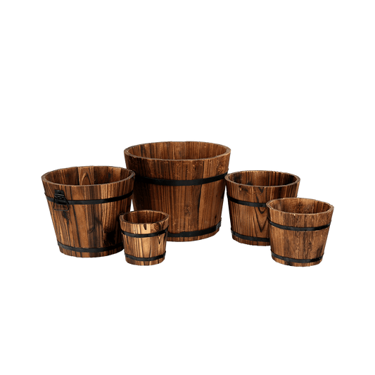 Deep Barrel Floral Vase Set